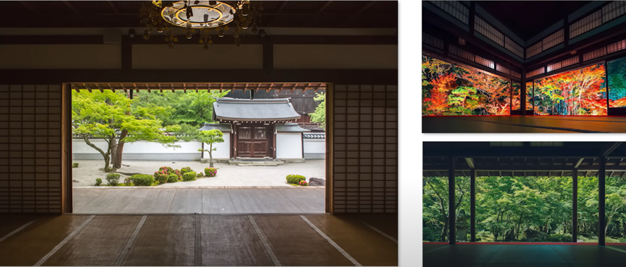 昔ながらの日本家屋や圓光寺、天授庵といった神社仏閣