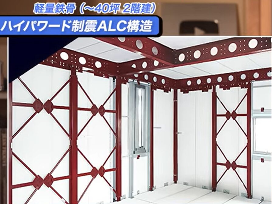 ハイパワード制震ALC構造