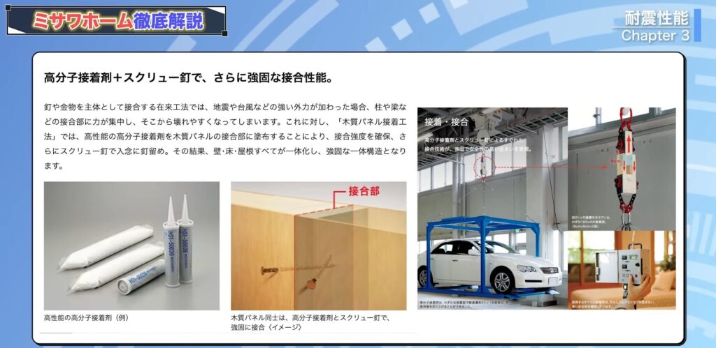 高分子接着剤で家づくり