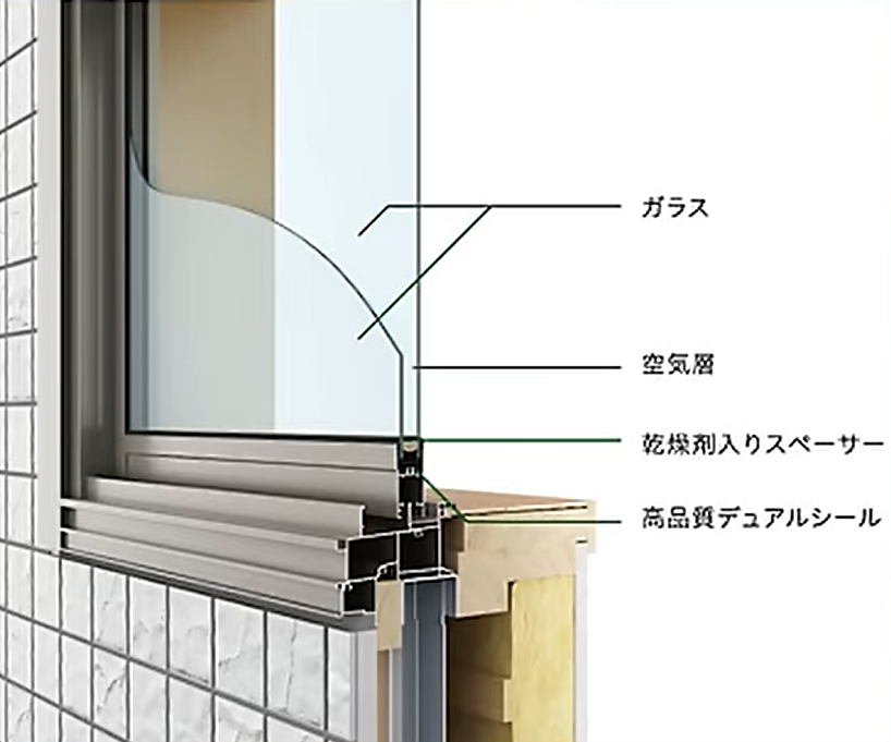 パナソニックホームズの窓