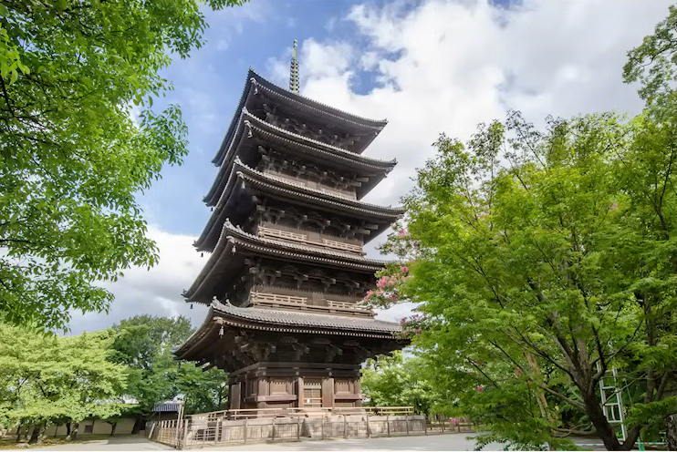 京都の五重塔