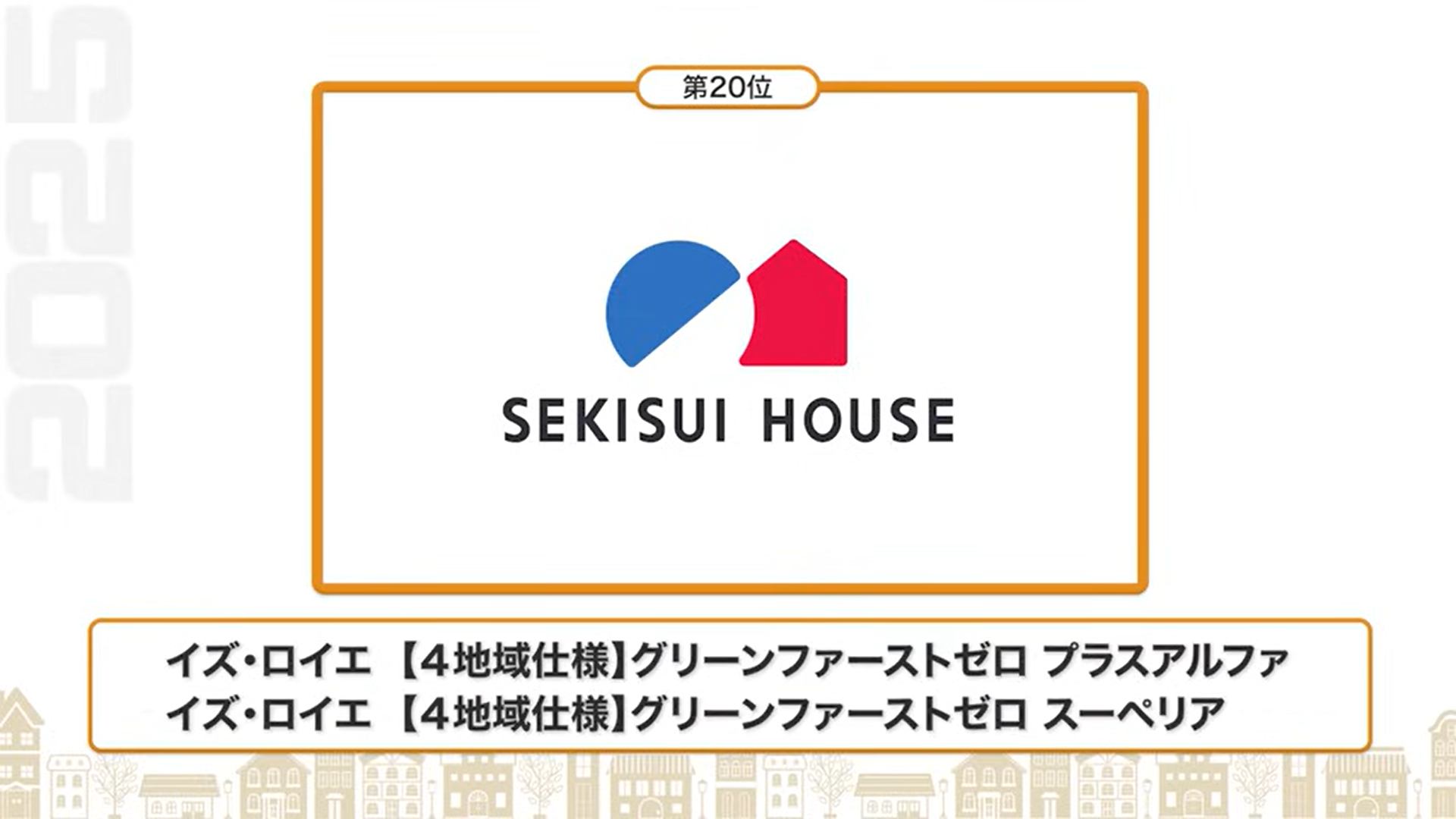 断熱性能ランキング20位：積水ハウス（イズ・ロイエ【4地域仕様】グリーンファーストゼロ プラスアルファ/イズ・ロイエ【4地域仕様】グリーンファーストゼロ スーペリア）