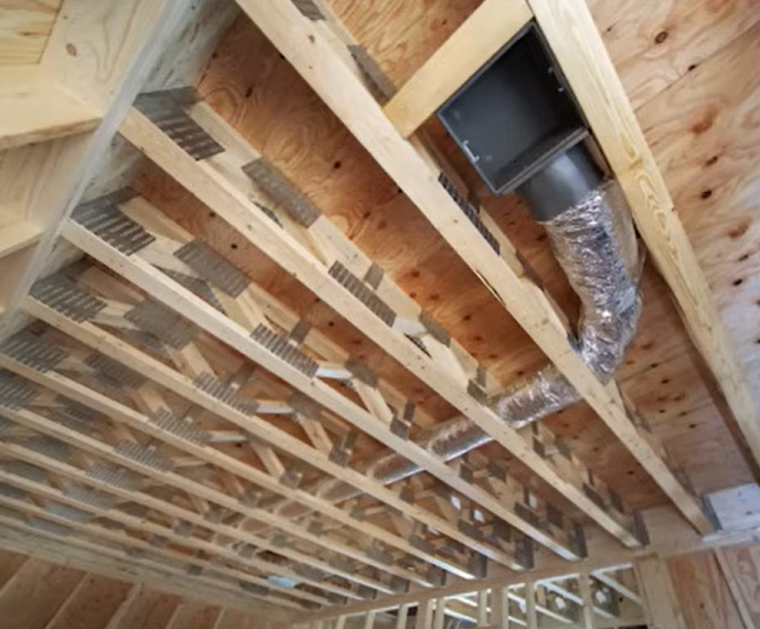 三井ホームの天井はダクトを通しやすい構造
