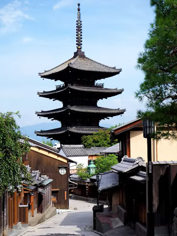 京都の五重塔