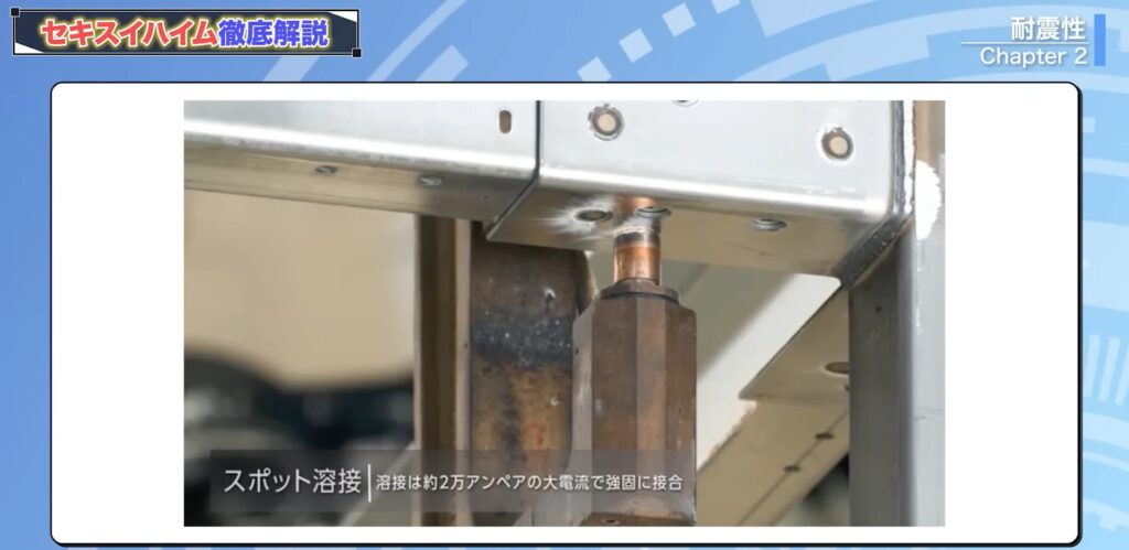 スポット溶接と呼ばれる特殊な溶接