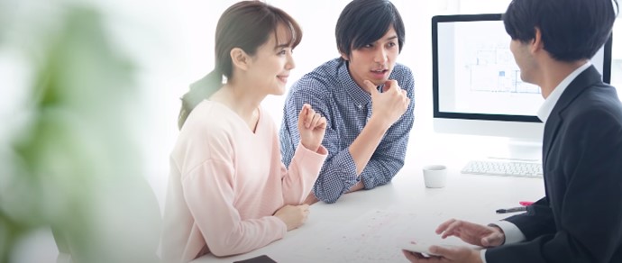 営業担当者との商談