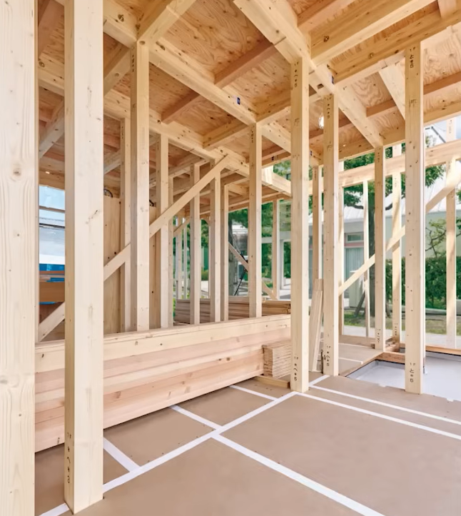 「レッドウッド」と呼ばれる木の集成材