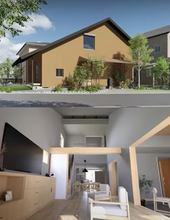 ヘーベルハウスの木造住宅