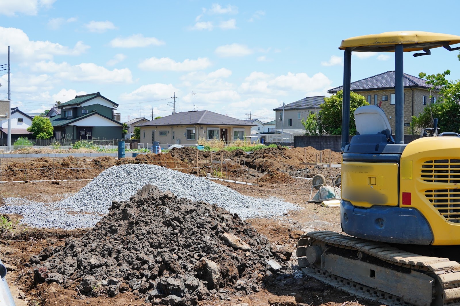 地盤の改良工事