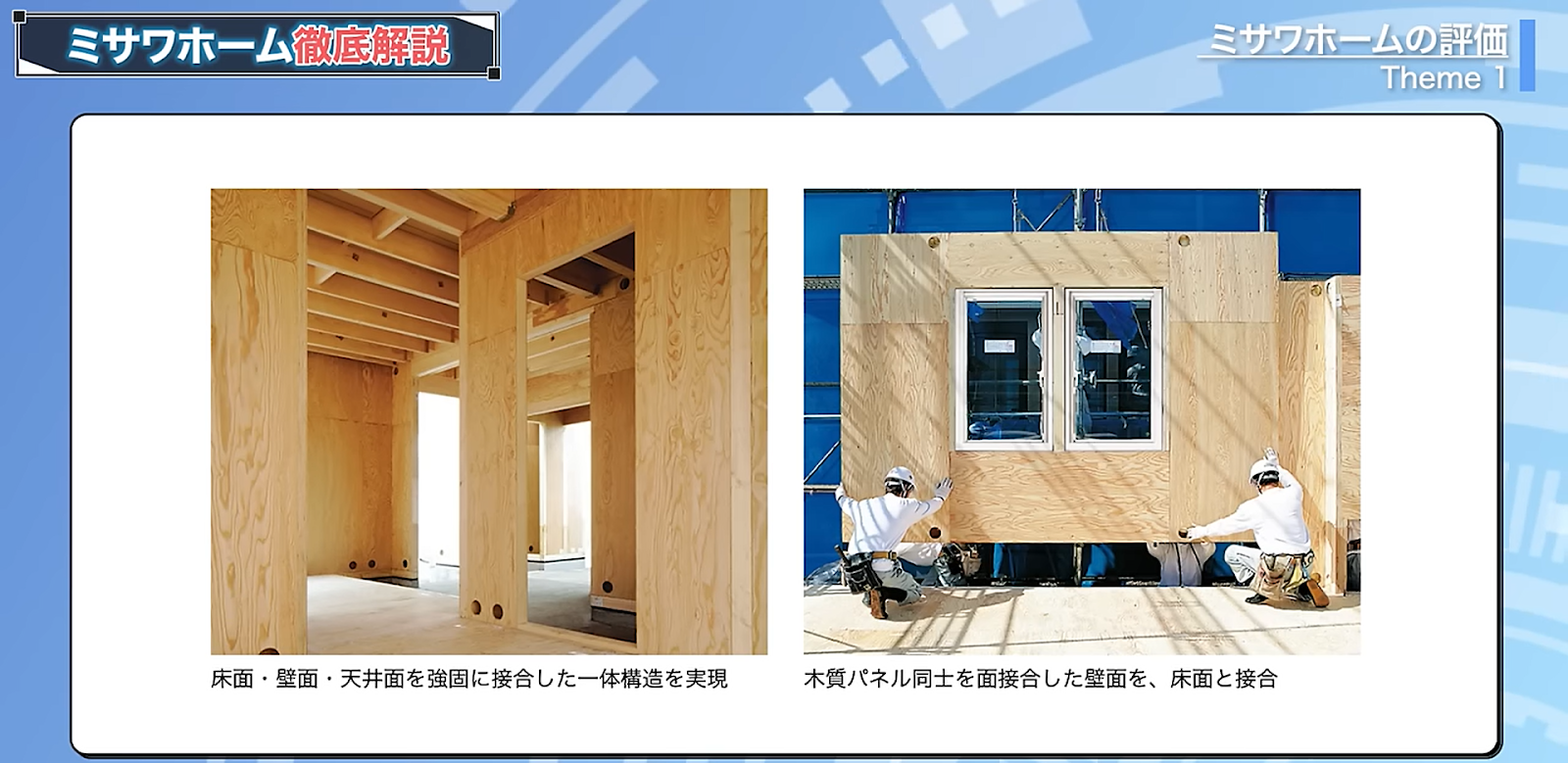 木質パネル接着工法