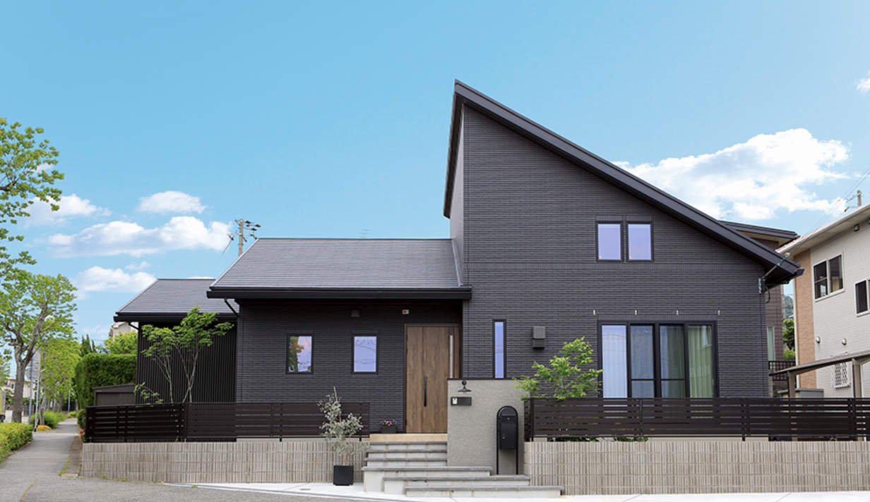 勾配天井の平屋1