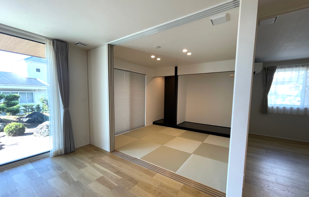 【61坪】和風庭園のある二世帯平屋4