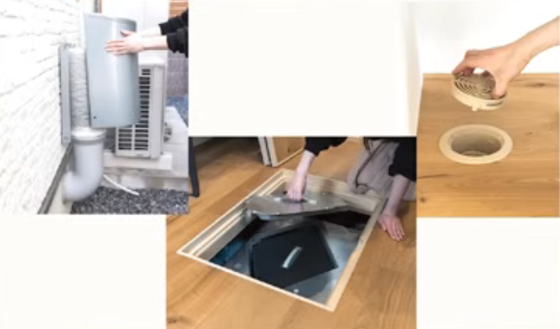 澄家本体のフィルターの掃除
