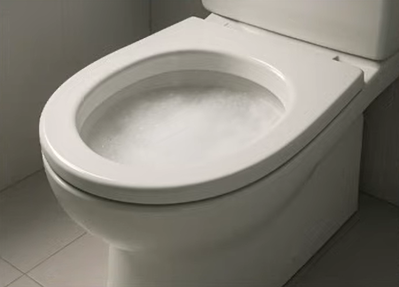 「泡クッション」のトイレ