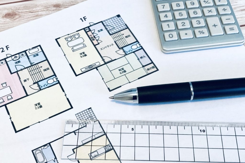 注文住宅の間取り図