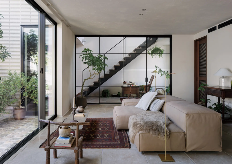 ヘーベルハウスの注文住宅のリビング