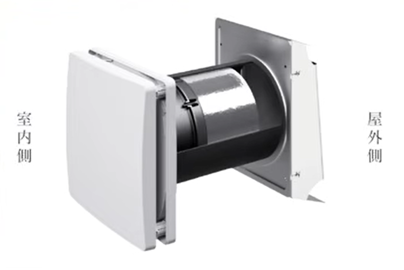 ダクトレス第1種換気の現物