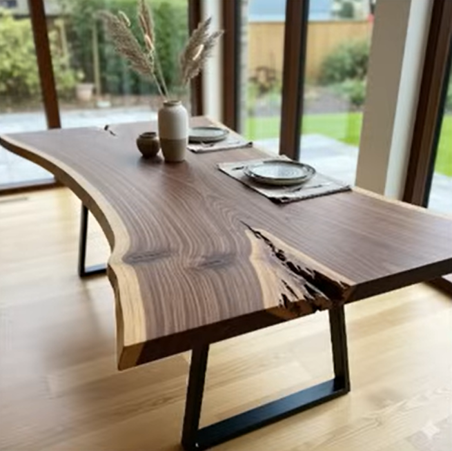 一枚板のテーブル