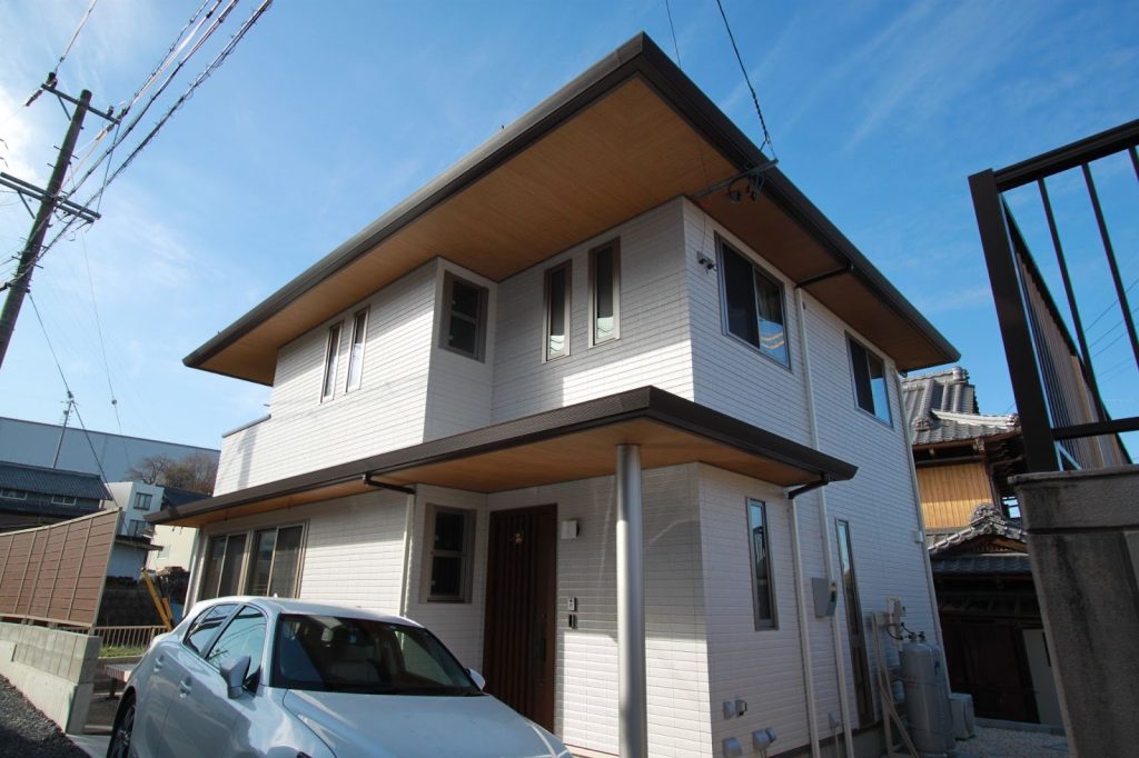 積水ハウスの注文住宅の日中の外観