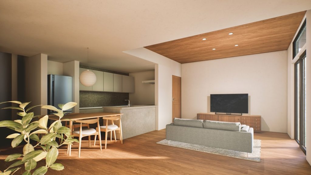 注文住宅のリビング