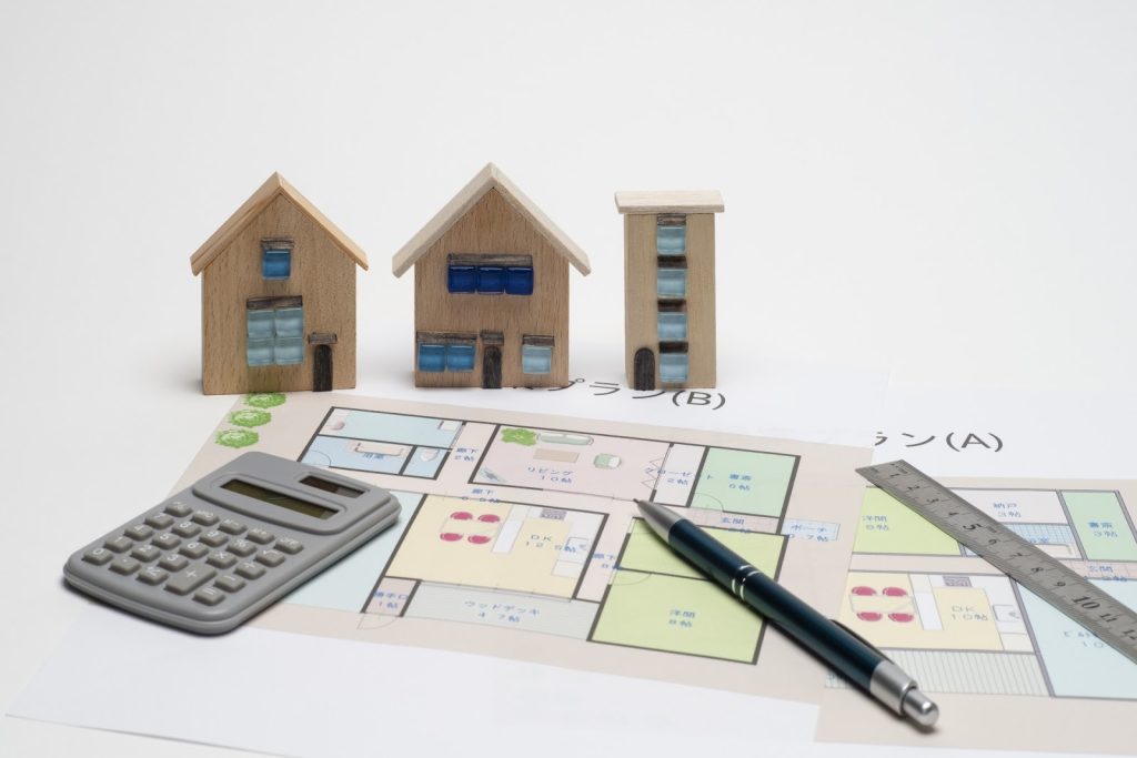 注文住宅の間取り図