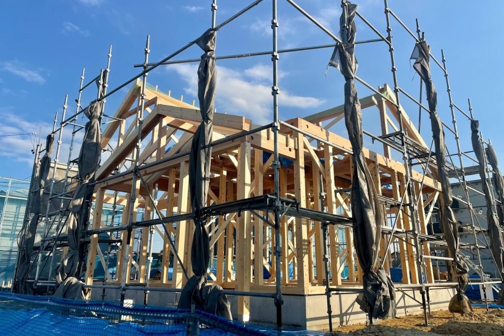 工事中の注文住宅