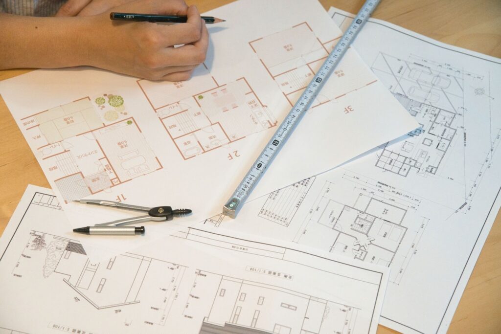 注文住宅の間取り図