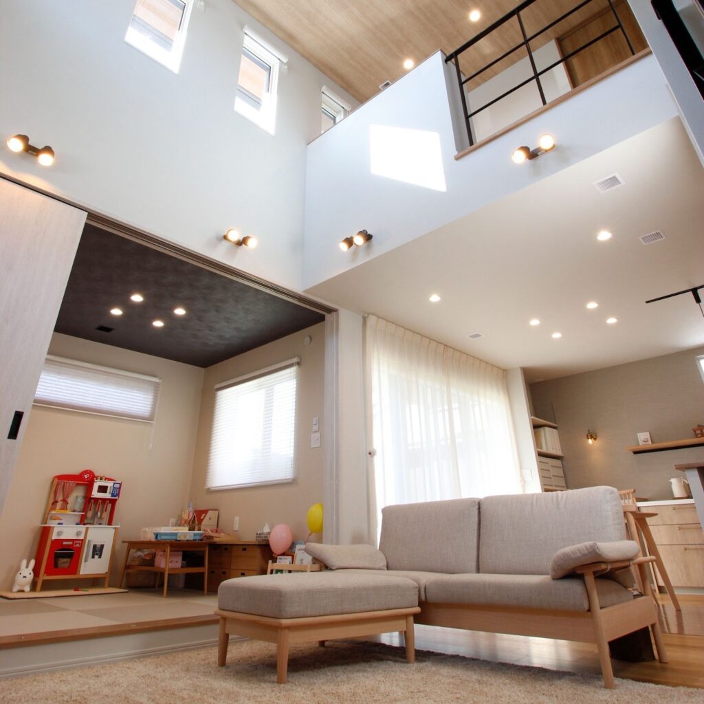 注文住宅のリビング