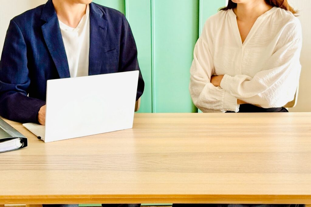 営業マンに悩む夫婦