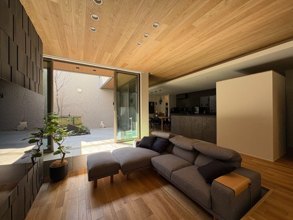 注文住宅のリビング