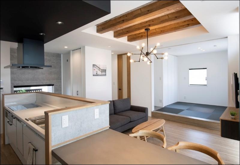 北欧風の家の内装