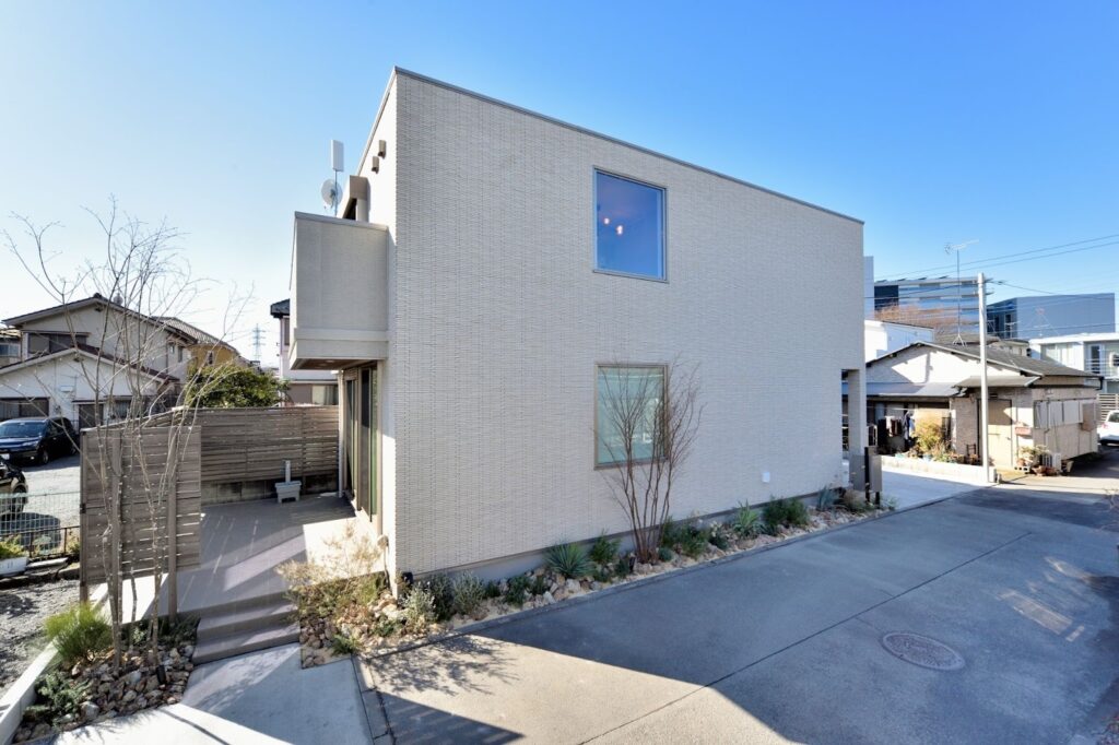 北欧風の家の外観