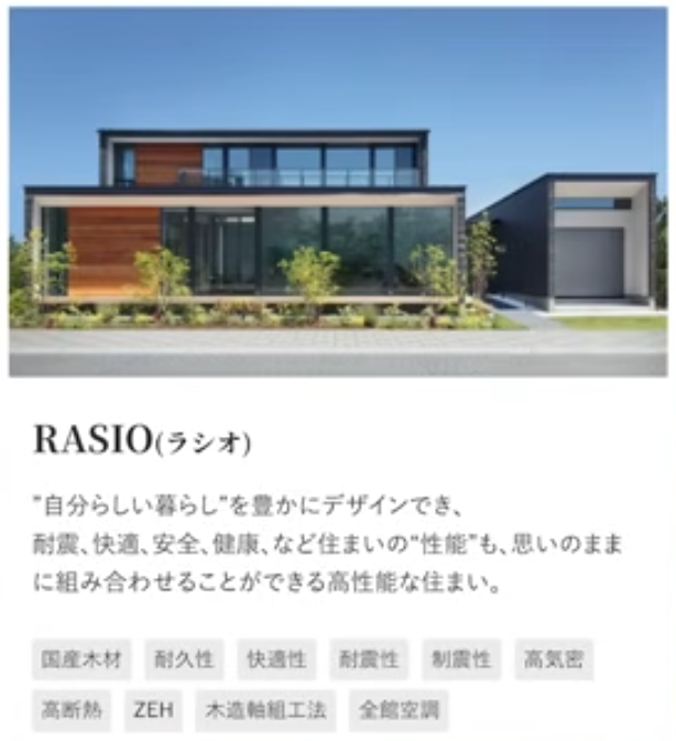 「RASIO」という商品