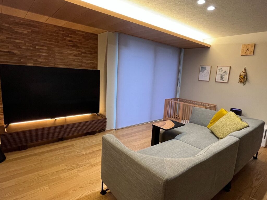 ZEH住宅のリビング