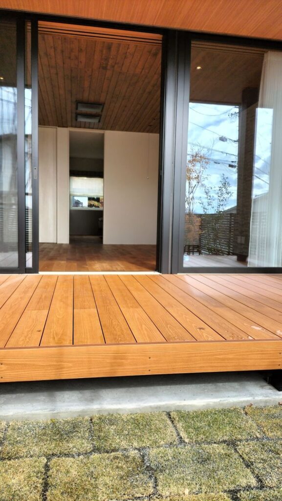 注文住宅のバルコニー