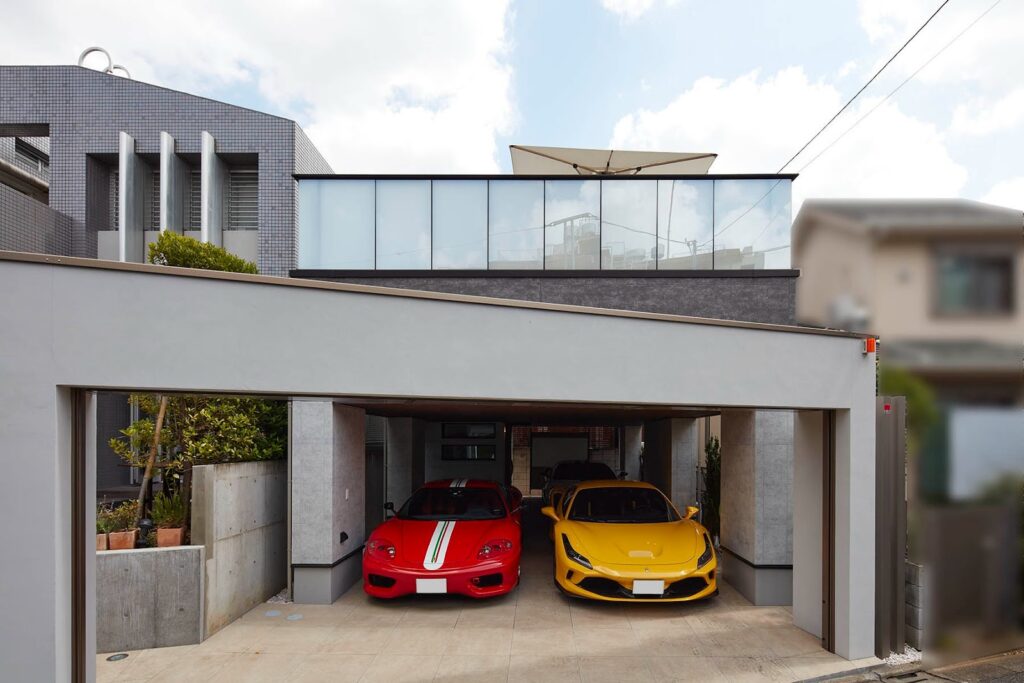 高級感のあるバルコニー