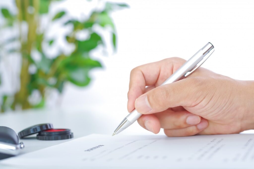 注文住宅の仮契約