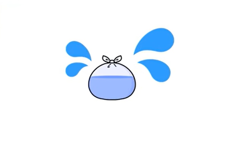 水分が一気に溢れ出す