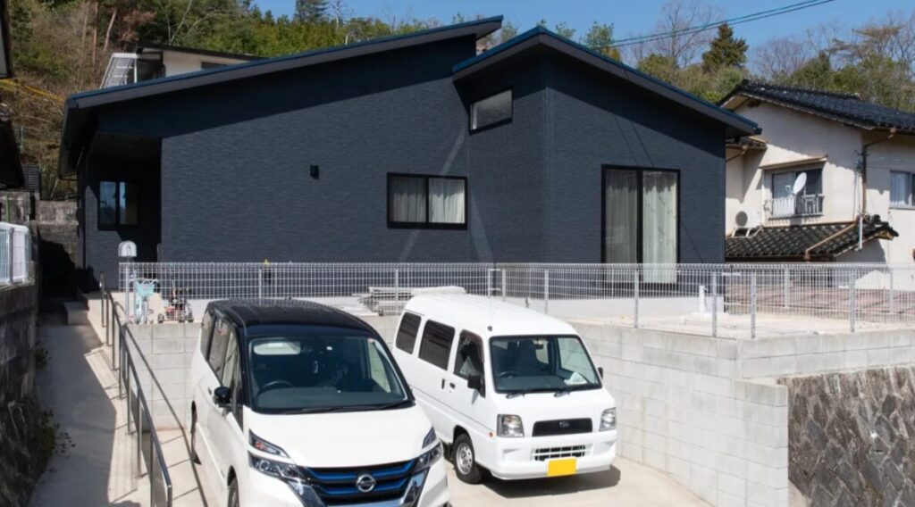 ゆとりある開放空間の平屋の実例1