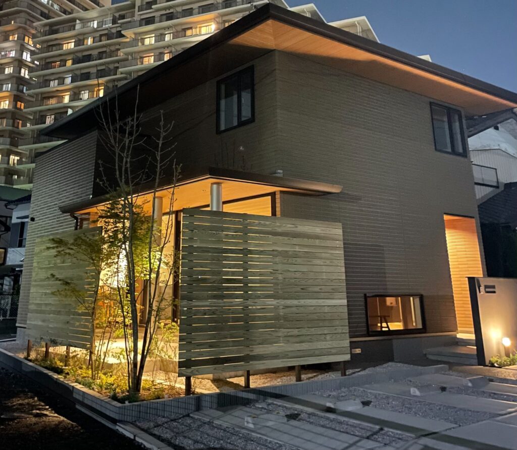 ベルバーンの外壁