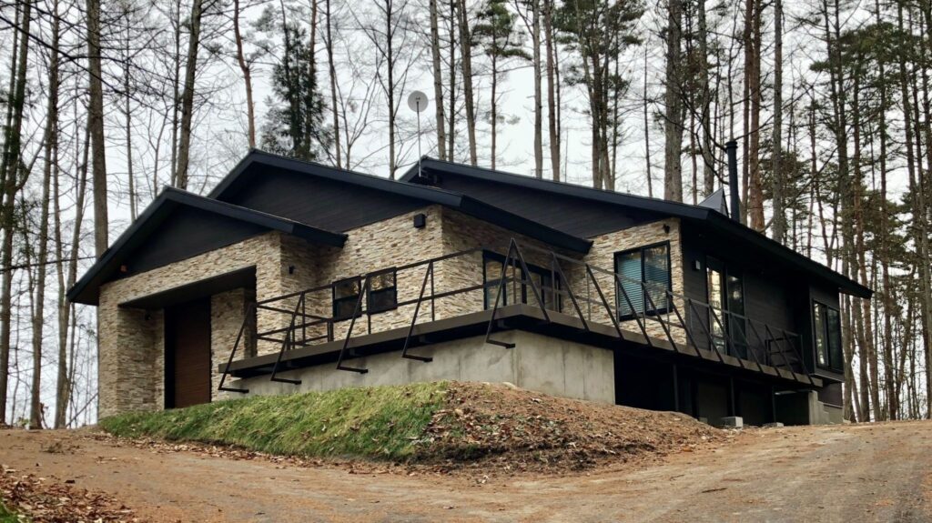 地下室のある家