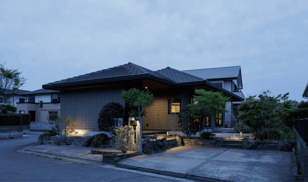 和風建築を意識した平屋の事例1