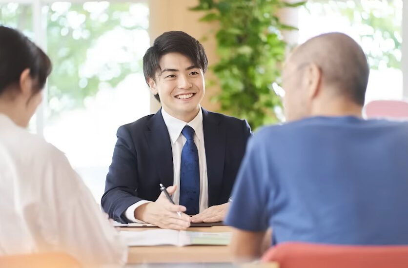 人柄のよさそうな営業マン