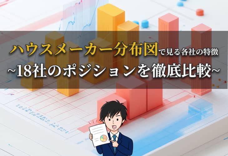 ハウスメーカー分布図で見る各社の特徴~18社のポジションを徹底比較~