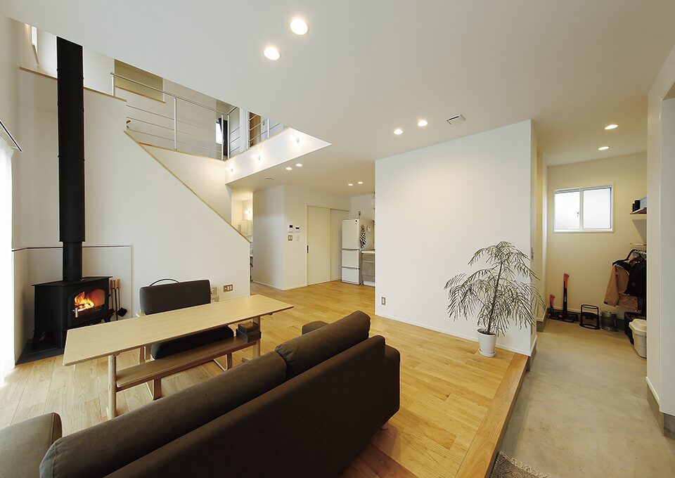 家全体が一つの空間になった住まい1
