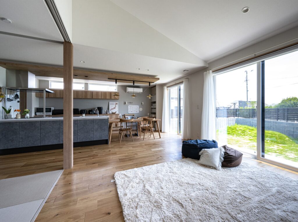 平屋にプラスαのゆとりを持たせた1.5階建て