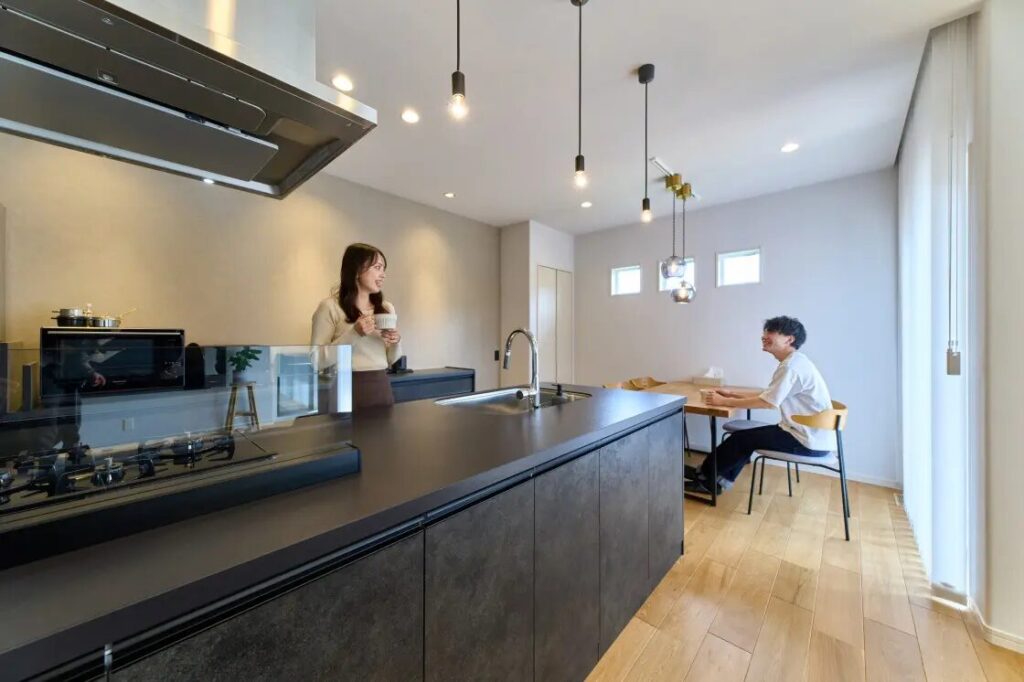 計算された間取りとデザインが特徴の平屋3
