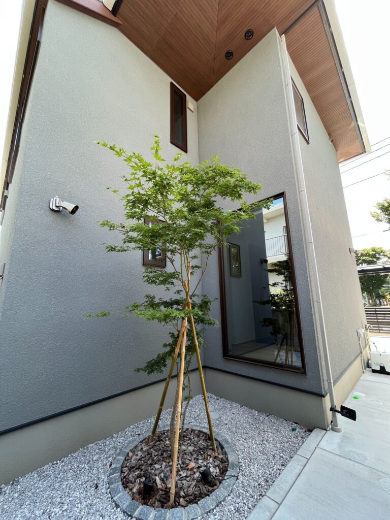 【35坪】シンプルモダンの2階建でファミリークローゼットがある家事が楽な住まい