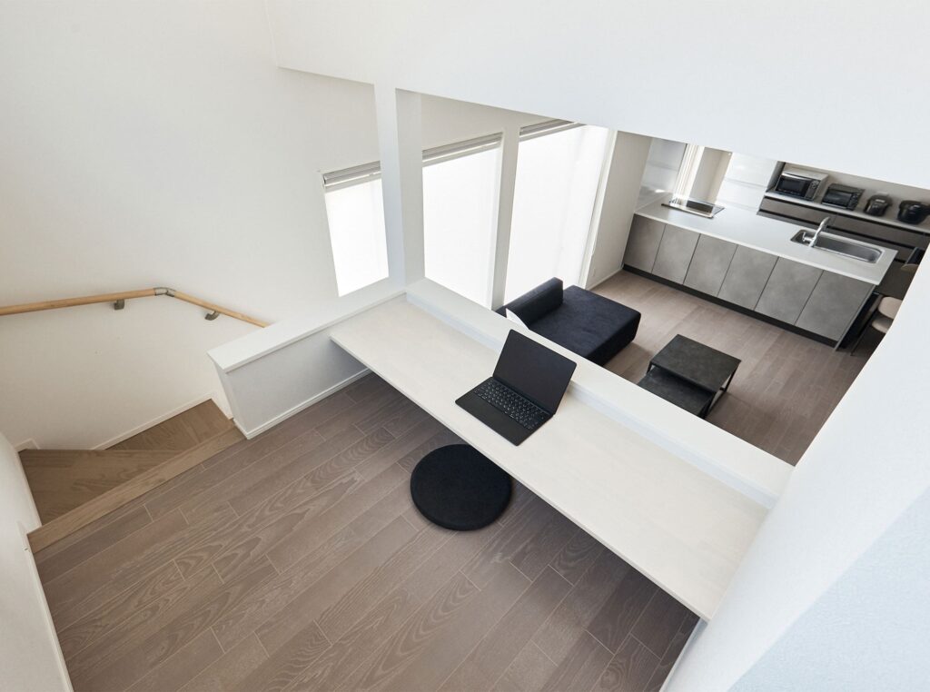 憧れのスキップフロアと理想的な動線を叶えた、高断熱の住まい