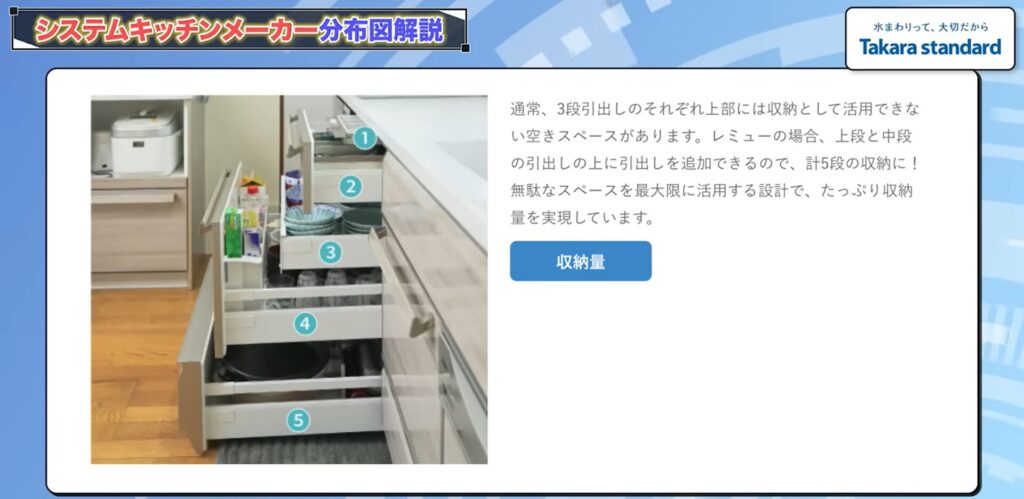 5段収納